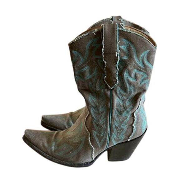 Liberty Western Cowboy Boots – Made in Mexico – Size 7.5 - Picture 3 of 11